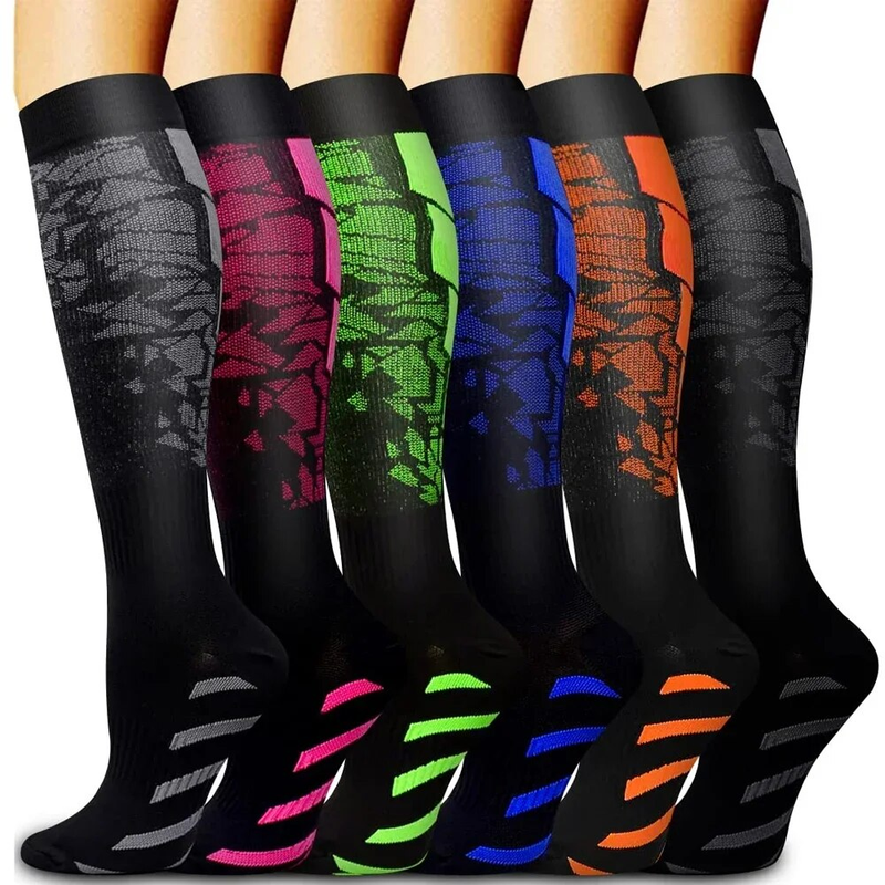 Compression For Men Women Running Fiess Cycling Nylon Sports Socks Medical Care Prevention Of Varicose Veins Pain Relief_voghion.com