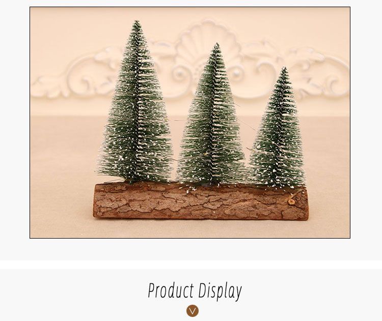 New Tabletop Christmas Tree Ornament Mini Christmas Tree With Lights, Luminous Scene, Festive Atmosphere Arrangement_voghion.com