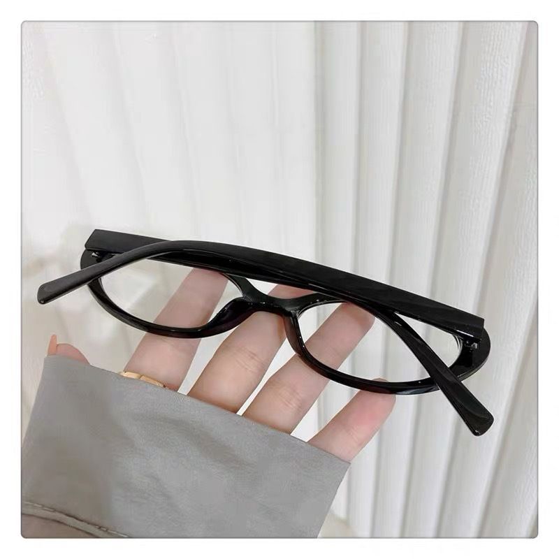 ladies Korean Style No Makeup Large Square Frame Large Face Slimming Glasses Frame With Degrees_voghion.com