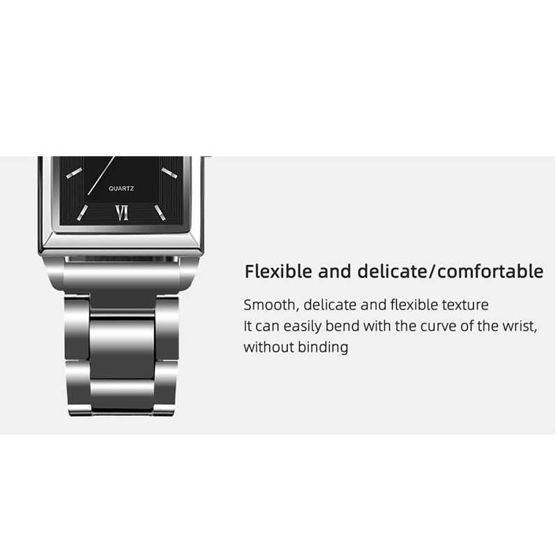 Orologio da uomo in acciaio con cintura, orologio in oro, tendenza classica hip-hop_voghion.com