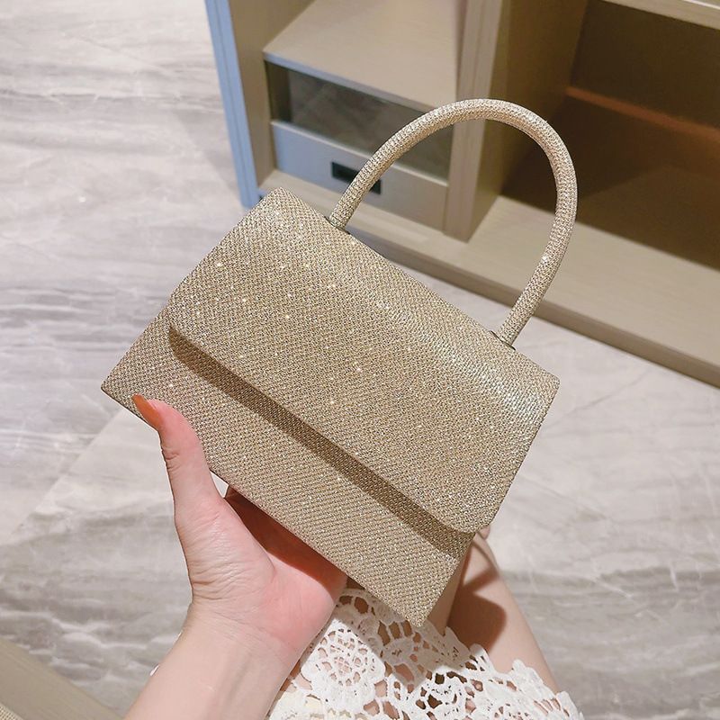 Borsa da donna alla moda, piccola, da giorno, a tracolla, da sera, in argento._voghion.com
