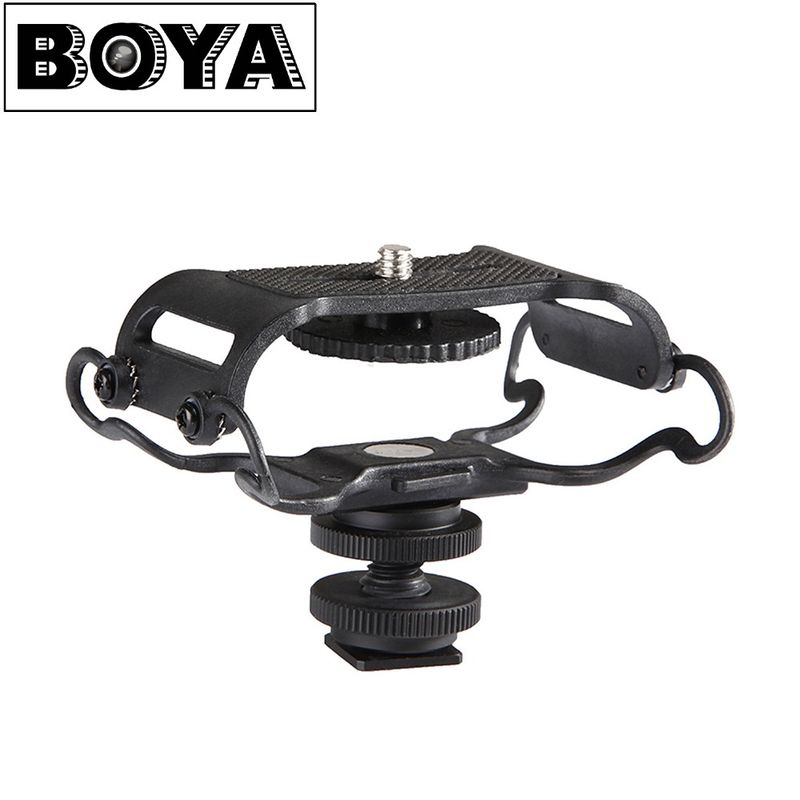 BOYA BY-C10 Microphone Shock mount Zoom H4n/H5/H6 for Sony DR-40 DR-05 Recorders Microfone Shockmount Olympus Tascam_voghion.com