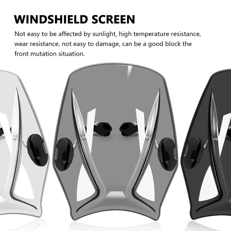 Para Superlight 125 150 Deflector de viento Nuevo parabrisas universal para motocicleta Cubiertas de parabrisas Pantalla Deflector de motocicletas_voghion.com