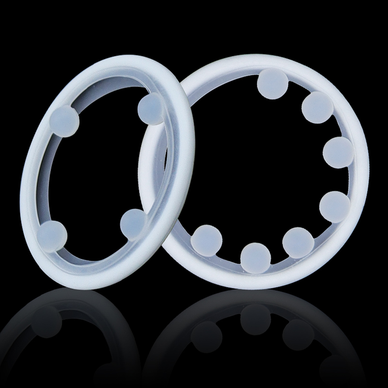 Set 4 misure/4 pezzi anelli con perline anelli maschili ritardano l'eiaculazione punto G stimolano il clitoride anelli giocattoli del sesso per me taglie/pezzi s_voghion.com