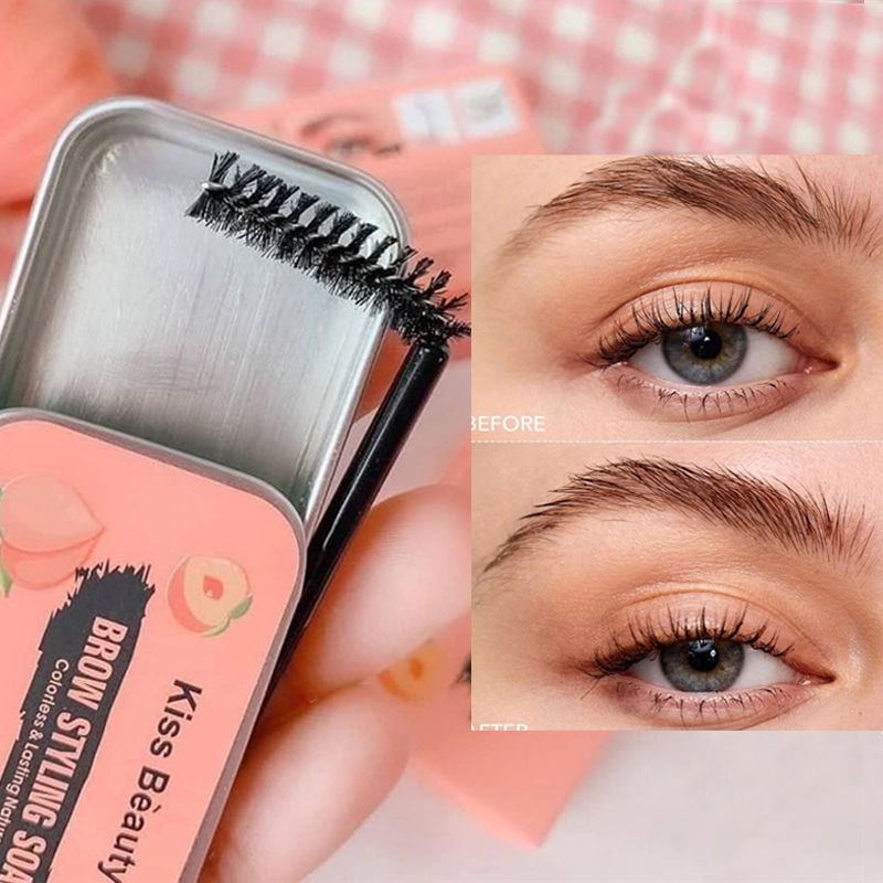 Crème de modelage d'ombre à paupières 3D, imperméable, séchage rapide, maquillage, sculpture d'ombre à paupières, savon naturel, sourcils sauvages, Pomode_voghion.com