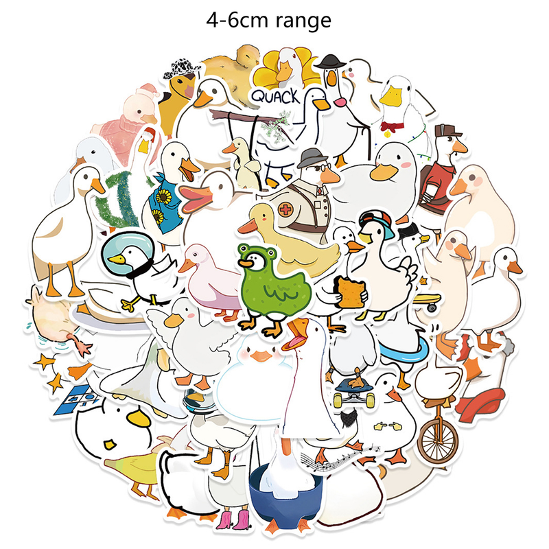 ToysMall 1 Set Çıkartmalar Karikatür Sevimli Renkli Ördek Çıkartmaları Su Geçirmez Araba Çıkartmaları Çocuklar İçin Dizüstü Bilgisayarlar Kaykaylar Bavullar_voghion.com