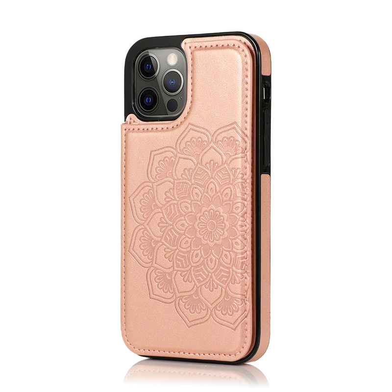 Étui en cuir gaufré pour iPhone 14, 13, 12, 11 Pro, XS, X Max, XR, 8, 7 Plus, SE 2020, 2022, coque antichoc de luxe_voghion.com