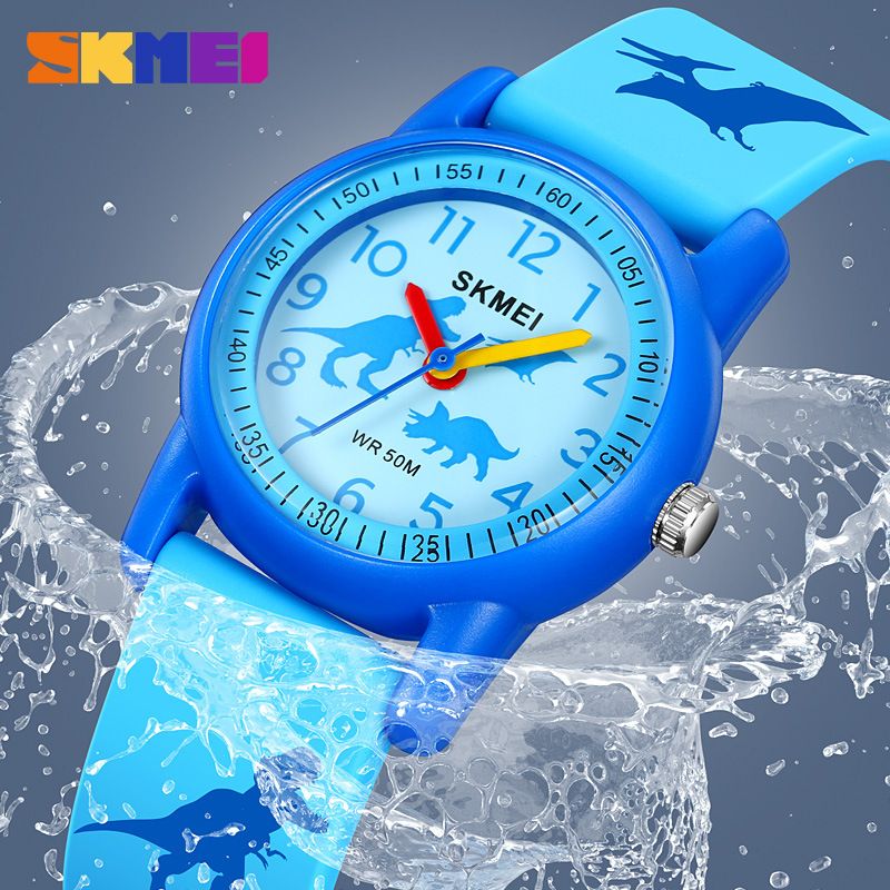 Timeless Beauty Student Edition Children's Waterproof Quartz Watch Ins Style Boys Girls Colorful Cartoon Wristwatch_voghion.com