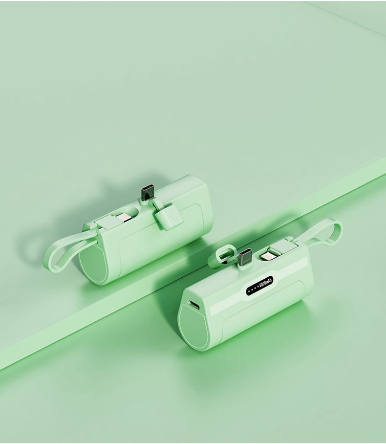 Mini-pile à capsules filaire certifiée 3C, alimentation mobile portable 10 000 mAh, compatible avec iPhone et Android_voghion.com