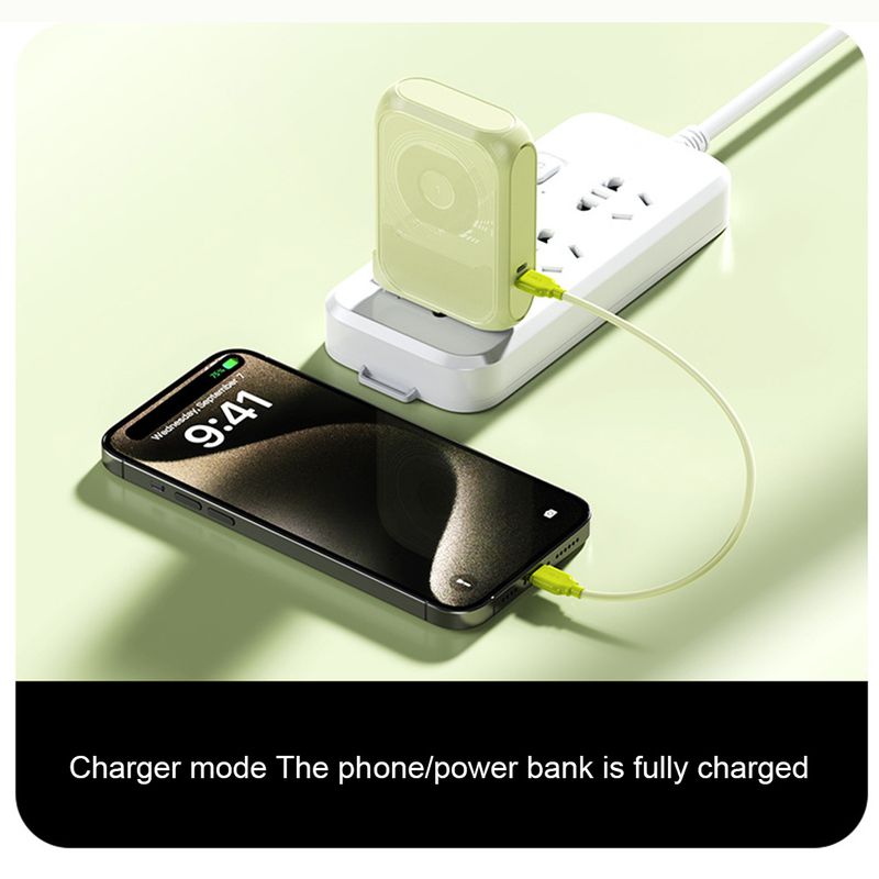 20000 MAh Portabl Bank, Wirlss Magntic Powr Bank With USB-C Cabl, Fast Charging Extrnal Battry For Samsung_voghion.com