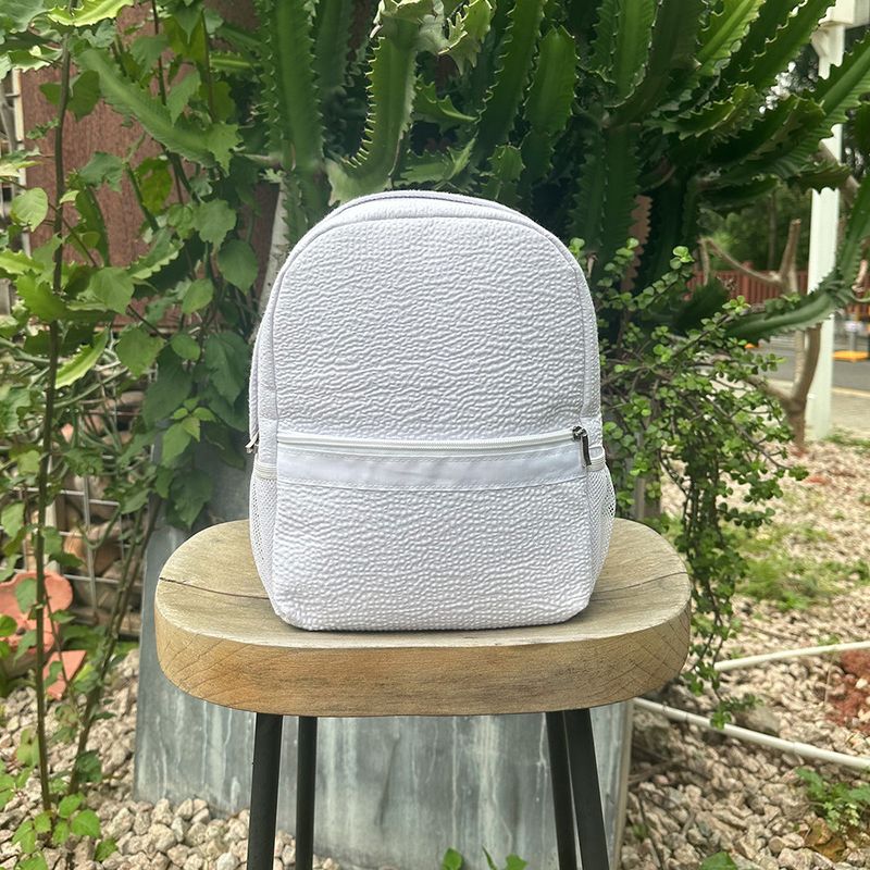 European and American seersucker backpack student schoolbag cross-border independent station Indian wind Mississippi_voghion.com