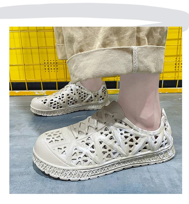 Men's Summer Sandals Water Sports Middle-aged And Elderly Slippers Lightweight Quick Drying Beach Shoes_voghion.com