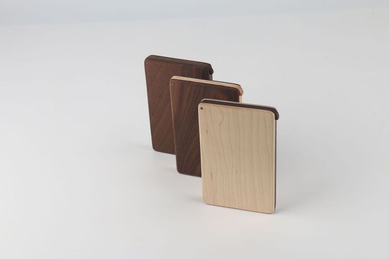 New Wooden Black Walnut Portable Holder Multifunctional High-end Business Gift Card Storage Box_voghion.com