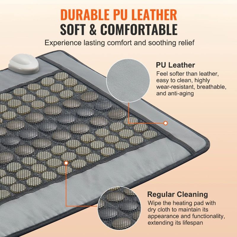 Stone Far 42 Pad Heating Infrared Natural Pad Heating Jade 108 Tourmaline_voghion.com