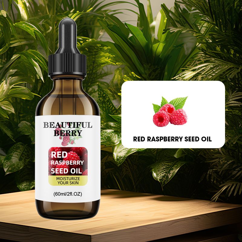 Compound Raspberry Seed Cold Pressed Process Hospital Grade Natural Antioxidant Fast Absorption Facial Base Oil_voghion.com