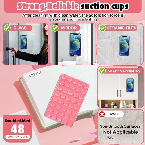 Doppelseitige Silikon-Telefongriffe mit Saugnapf, Telefonzubehör, Handyhalter, Ständerabdeckung_voghion.com