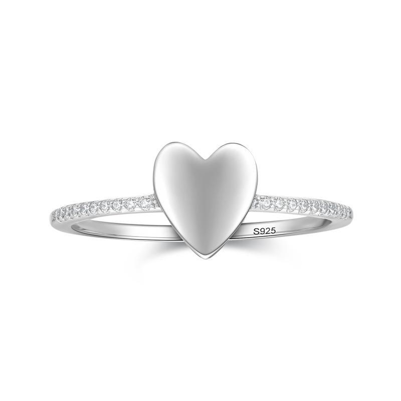 Tancise Classic Zircon Bague en argent pour femme Bijoux Promesse de mariage Cadeau de fête_voghion.com