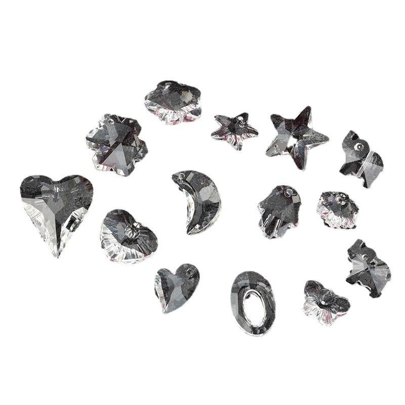 Acchiappasole in cristallo trasparente, gioielli, forcine per capelli, orecchini, collane, pendenti, fai da te, perline sciolte, accessori fatti a mano_voghion.com