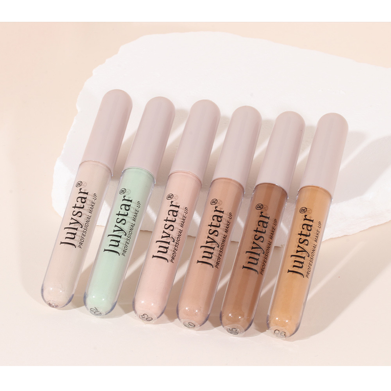 Julystar 6-Color Concealer Liquid – Full Coverage, Lightweight Formula For Face, Under Eyes & Body – Natural Finish, Long-Lasting_voghion.com