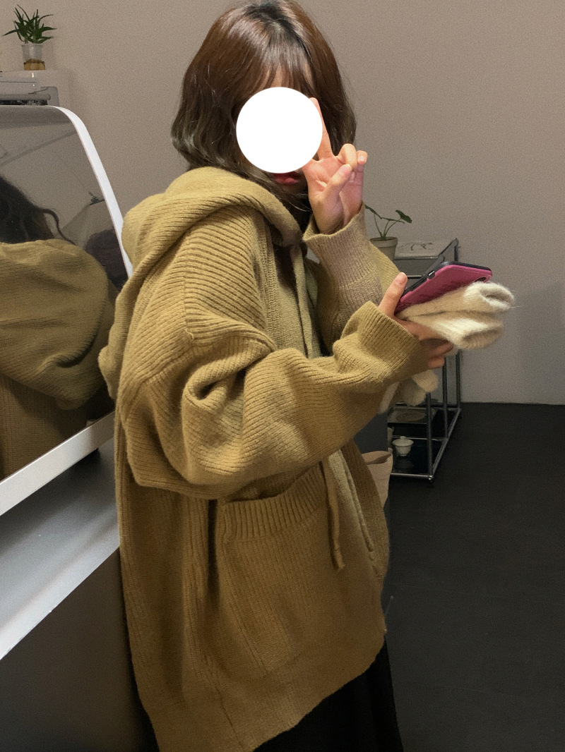 Manteau pull Slim ample et polyvalent, nouvelle édition coréenne automne/hiver 2023_voghion.com