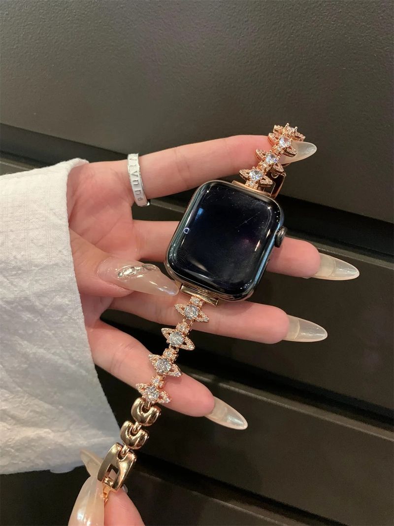 Uhrenarmband für iWatch 42/44/45/46/49 mm 38/40/41 mm Metall-Mode-Uhrenarmband für Uhrenserie Ultra2 Serie 10/9/8/7/6/5/4/3/2/1_voghion.com