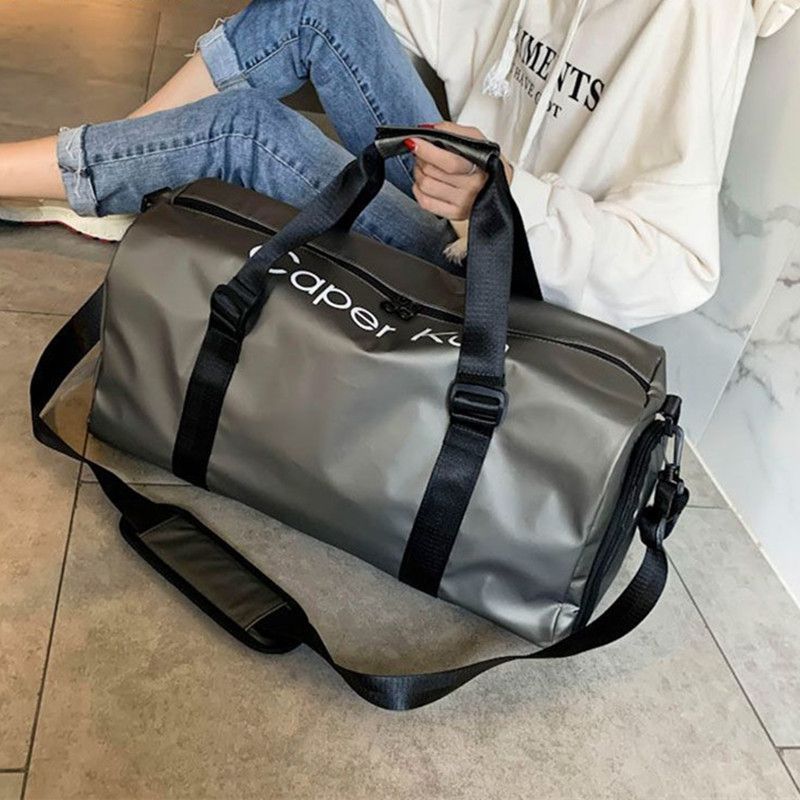 Waterproof Travel Outdoor Rolling Luggage Duffel Bag Gym Bag With Wet And Dry Separation Sports Backpack_voghion.com