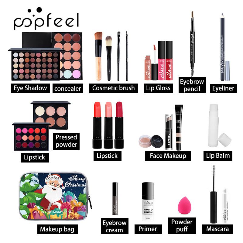 Makeup Sets Christmas Cosmetics Set Makeup Stage Girl Festival Performance Makeup_voghion.com