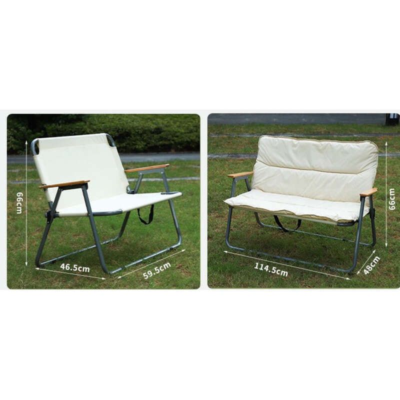 Canapea pliabilă de camping Ronghao poate sta sau culca cu pernă Recliner portabil, multifuncțional, pentru petrecerea timpului liber, pescuit._voghion.com