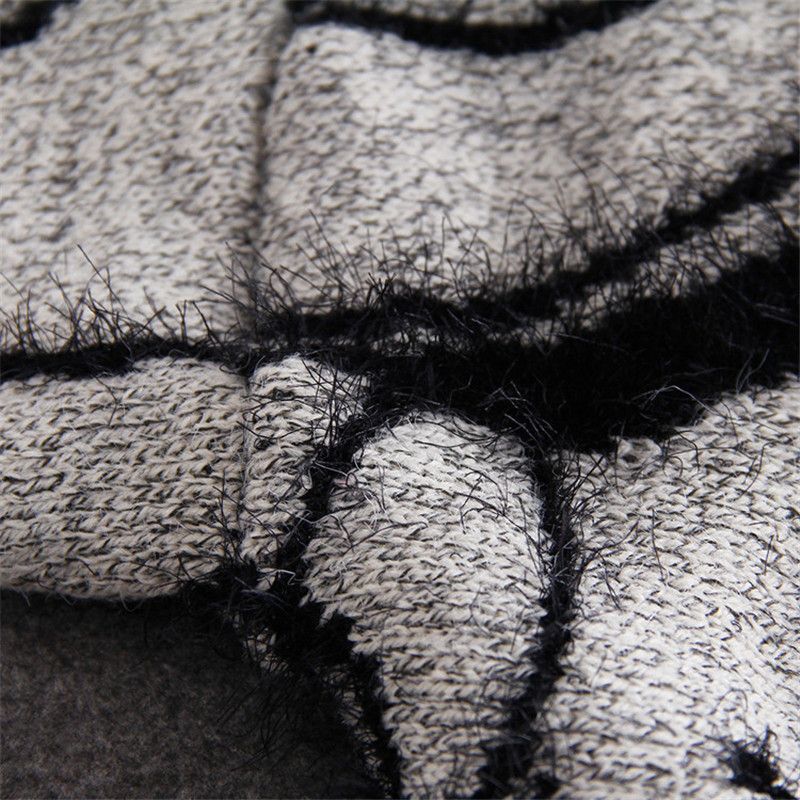 Women's Clothing New Women's Abstract Bat Sleeve Simple Medium Long Sweater Cardigan Jacket _voghion.com
