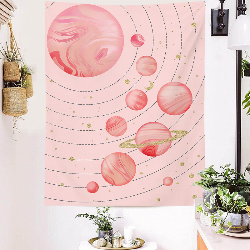 Star Live Hintergrundstoff, Wanddekoration, Hintergrundstoff, Wanddekoration, Schlafzimmerstoff, Bettkopf, Rosa_voghion.com