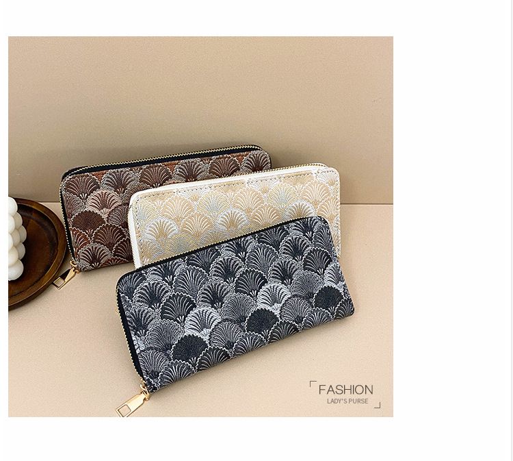Women’s Bags Women's Long Wallet Large Capacity Clutch New Zipper Clutch Wallet Card Holder_voghion.com