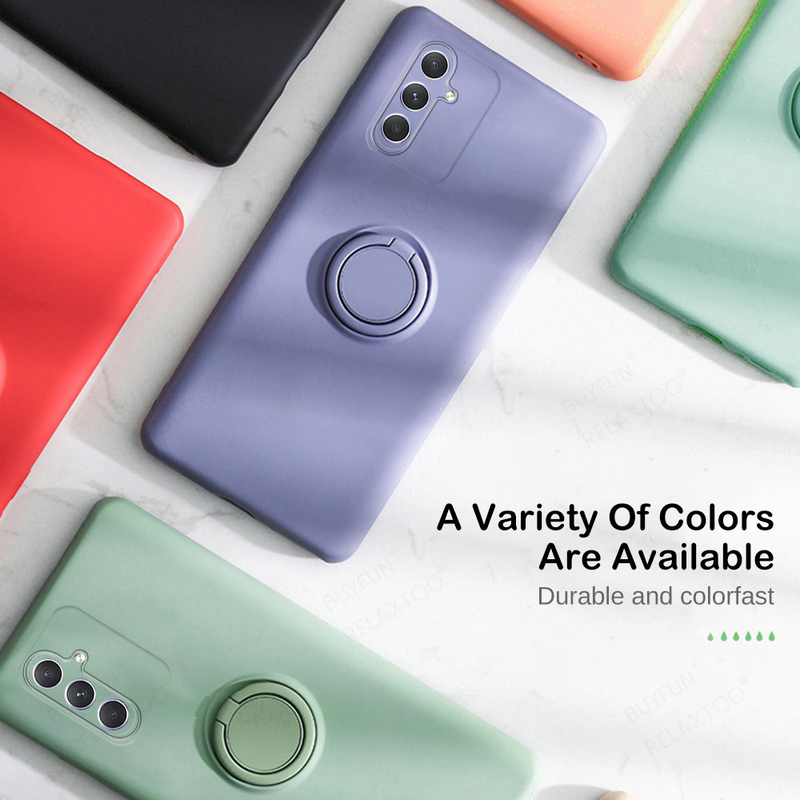 Samsung Galaxy A54 5G kotelolle Silicon Pehmeä kameran iskunkestävä kansi Sumsung A34 A14 4G 2023 auton magneettirengasjalustalle kaulanauhalle_voghion.com