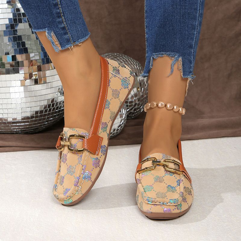 Mocassini slip-on da donna – Scarpe basse in PU con stampa floreale (3 colori)_voghion.com