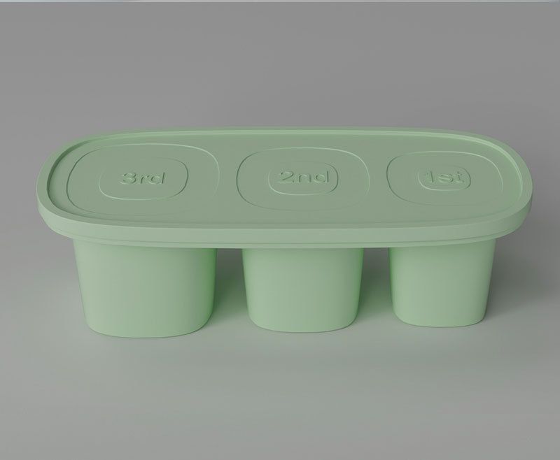 Ice Tray Mold 4 Grid Silicone Easy To Release Water Cup Ice Mold Ice Tray_voghion.com
