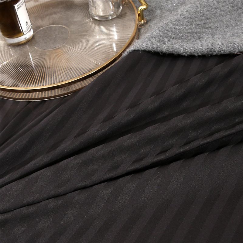 Jacquard-Satin-Bettbezug-Set, luxuriöse 3-teilige Bettwäsche, Kissenbezüge inklusive, knitterfrei, weich_voghion.com