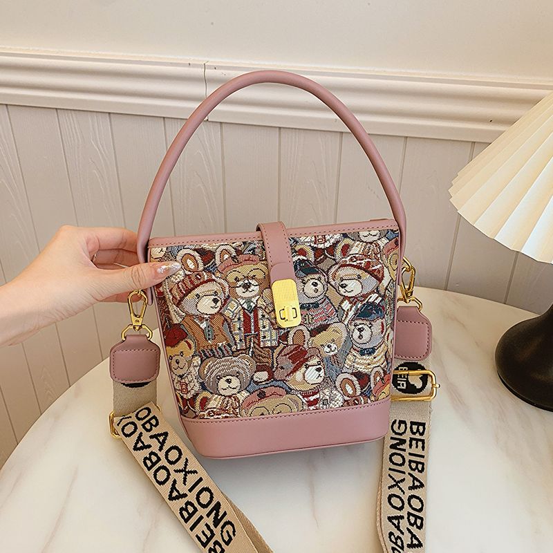 Beibao Large Capacity Bucket Niche Design Handbag Versatile Women's Single Shoulder Crossbody Bag_voghion.com