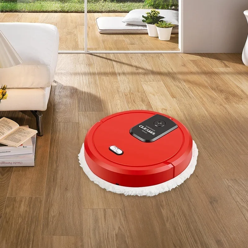 Vacuums Intelligent Sweeping Robot Smart Impregnation Cleaning USB Charging Dry Wet Mop Home Floor Cleaner Spray 230715_voghion.com