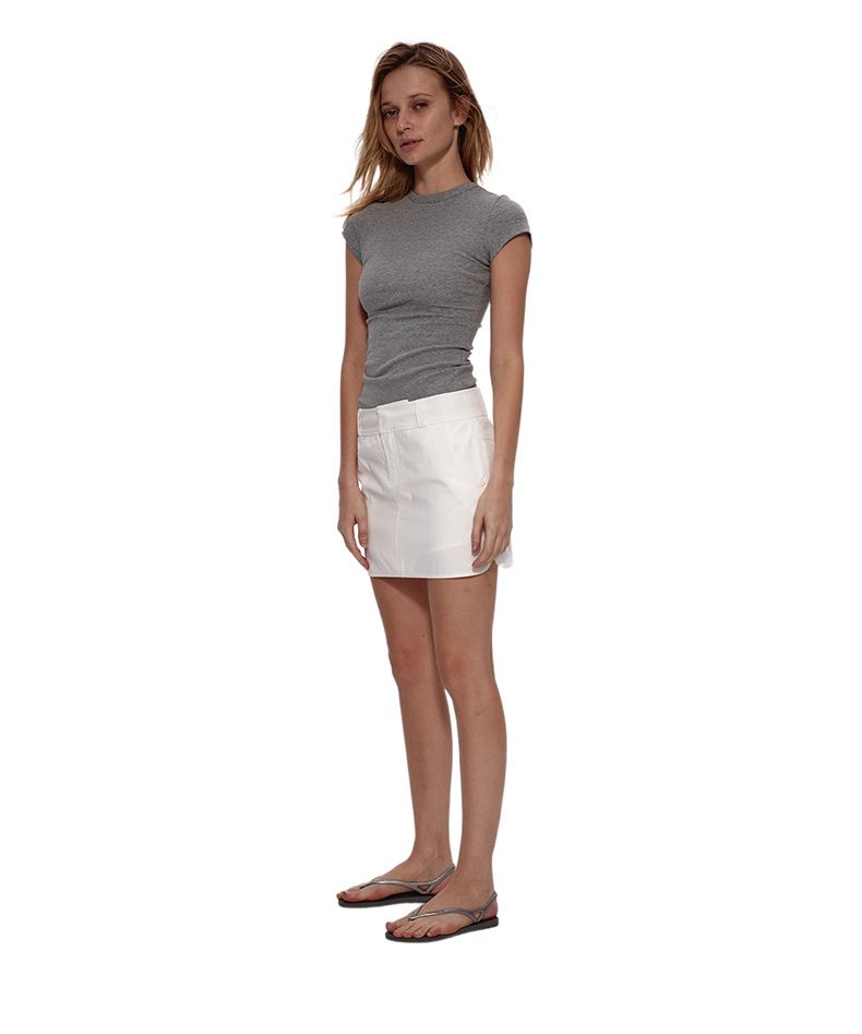 Women's Slim Fit Round Neck Short Sleeve T-Shirt - Breathable Cotton Blend Stretch Fabric, Casual & Versatile Basic Top For Everyday Wear_voghion.com