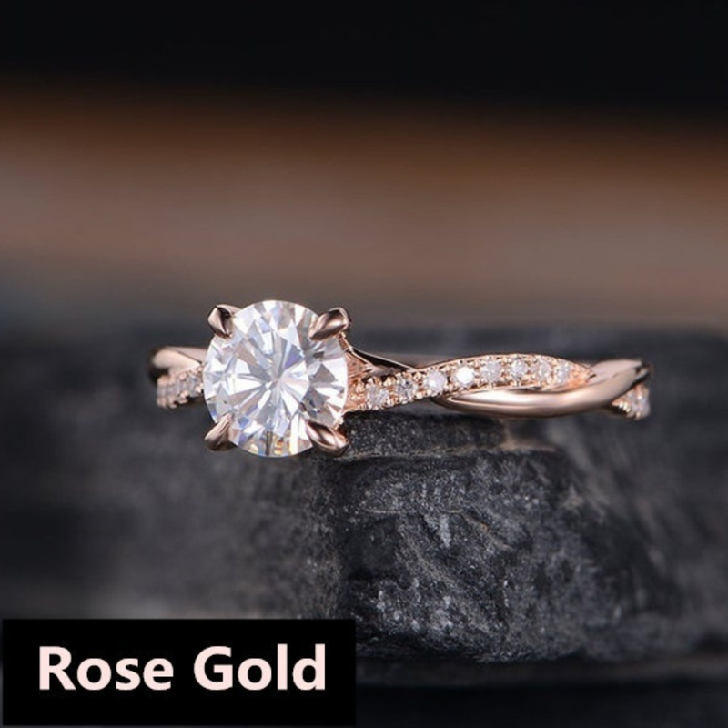 Shuosbai Elegant Fraen Voll Strass Inlaid Kubesch Zirkonia Fangerring Hochzäitsschmuck_voghion.com
