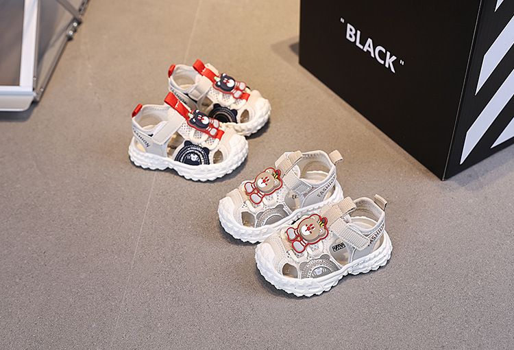 Kinderschuhe Sommersandalen Junge Kinderschuhe Funktionelle Geschlossene Zehen Weiche Sohle Kleinkinderschuhe_voghion.com