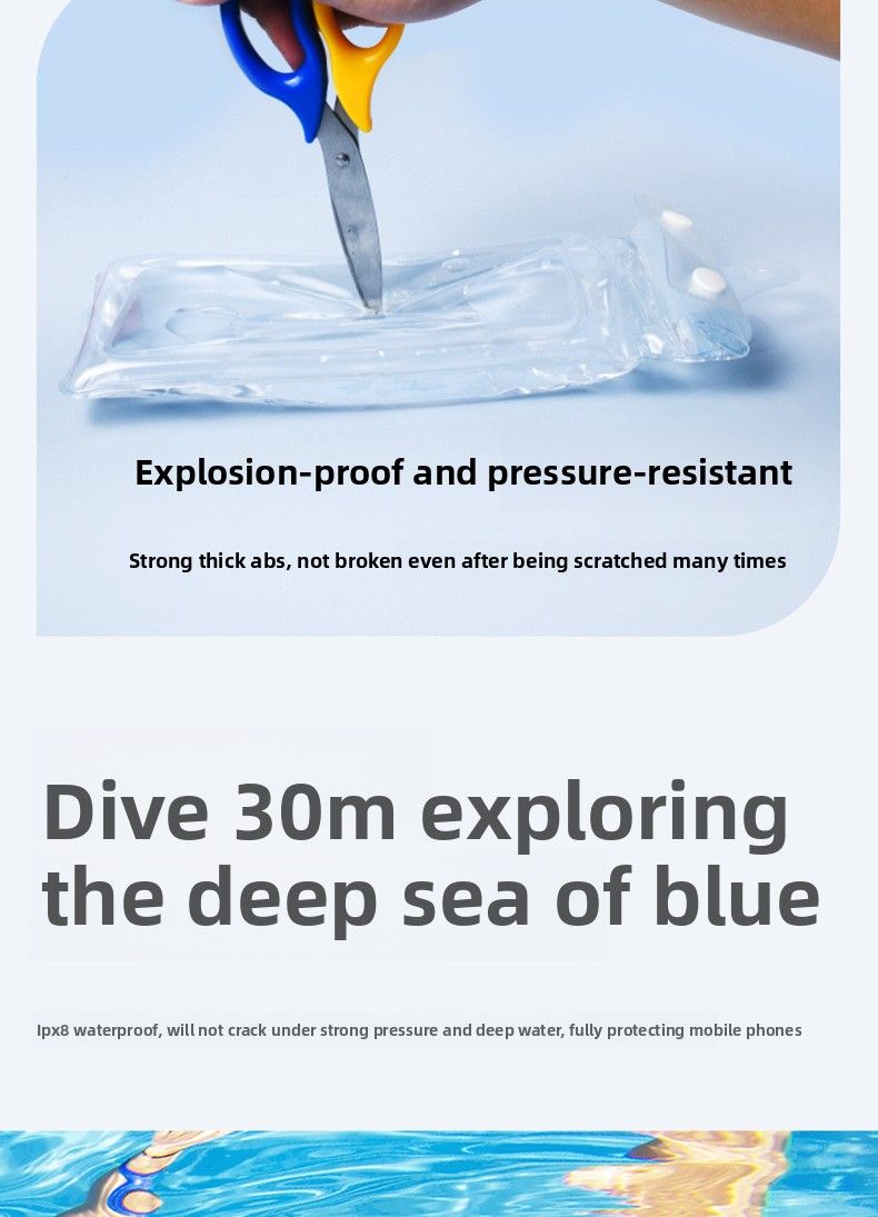 Wasserdichte Handytasche mit schwimmendem Touchscreen-Airbag, Schwimmen, Rafting, 70 % Rabatt auf gradversiegelte Tauchtasche für Fahrer_voghion.com