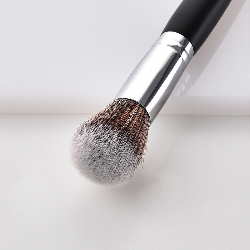 5/7/11/12 Stück Make-up-Pinsel, Make-up-Werkzeuge, Augenset, Lidschattenpinsel, schwarzes und silbernes GUIHUI_voghion.com