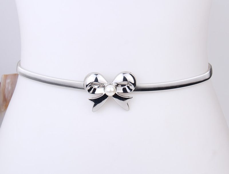 Metallfederbund für Frauen in koreanischer Version, modisches und vielseitiges Kleid, Hemd, Pullover, elastische Kette,_voghion.com