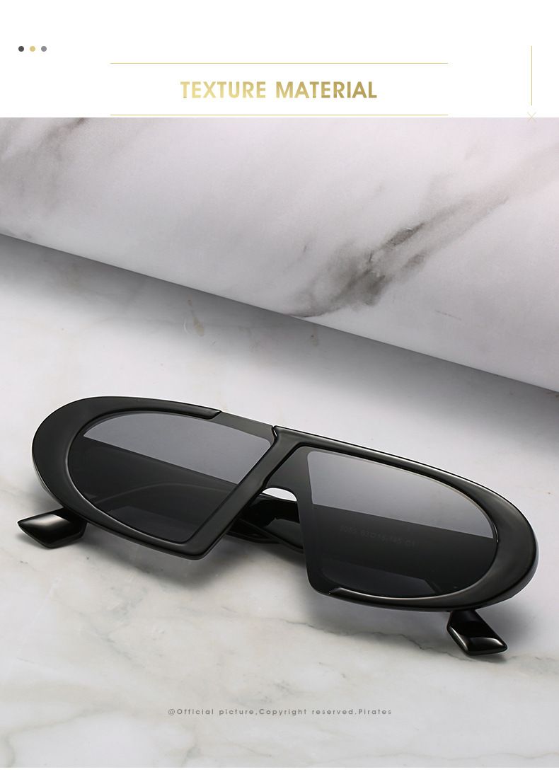 2019 Neue kleine Rahmen Trendmarke Internet Celebrity Sonnenbrille im gleichen Stil Vielseitige personalisierte Damenbrille_voghion.com