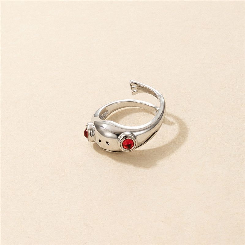 2025 Fashion Style Butterfly shaped crystal ring_voghion.com