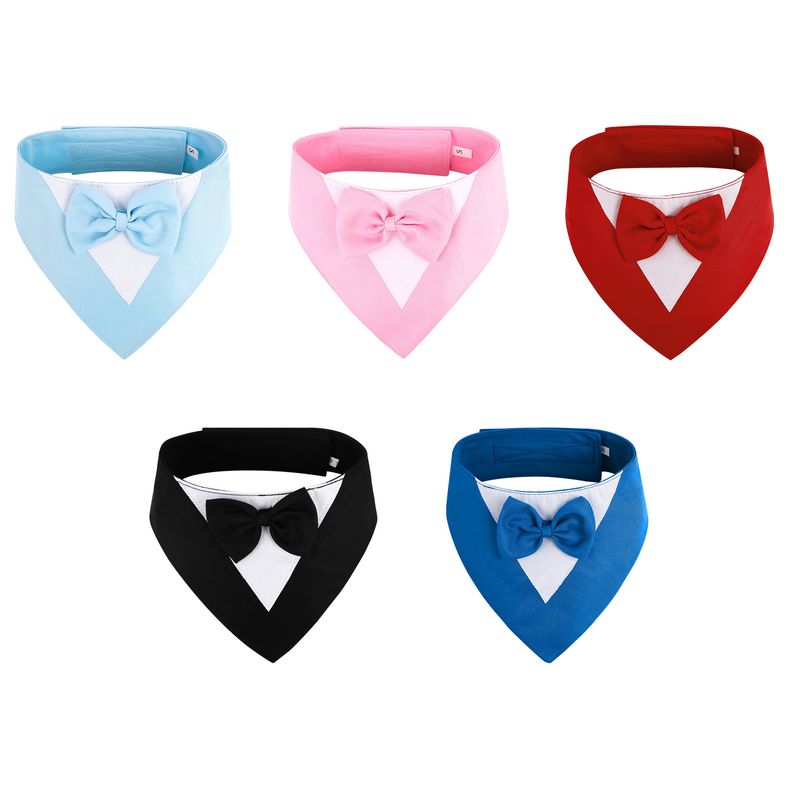 Nouveau costume écharpe triangle nœud bavoir collier pour animaux de compagnie vêtements pour chien_voghion.com