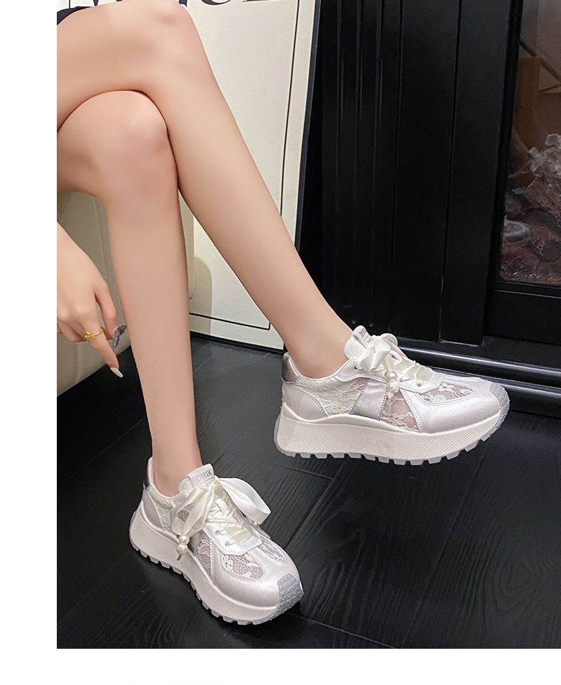 Women's Shoes Raise Breathable Thick Sole Casual Color Matching Travel Shoes_voghion.com