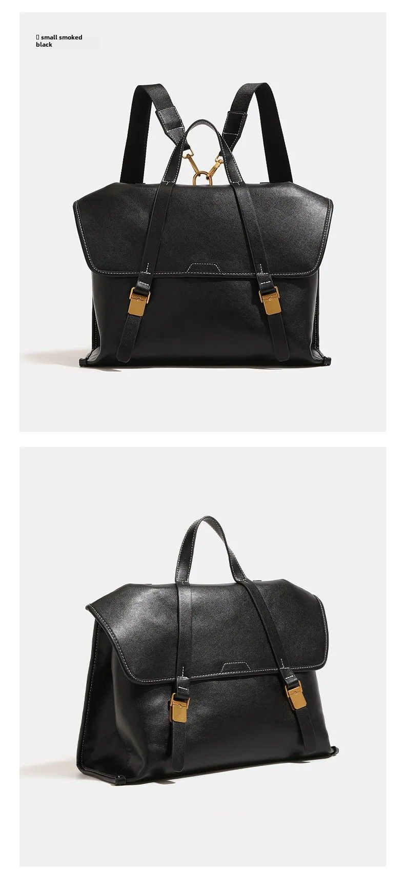 2024 Zomer Nieuwe Niche High-end Mode Rugzak Vintage Grote Capaciteit Tote Foreway Computertas Voor Zakelijke Werkzaamheden_voghion.com