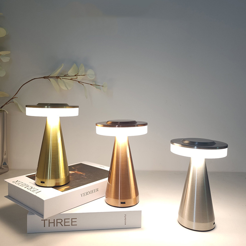 Table Lamp Bedroom Bedside Dormitory Living Room Student Desk Eye Protection Retro Charging Touch Atmosphere Night Light_voghion.com