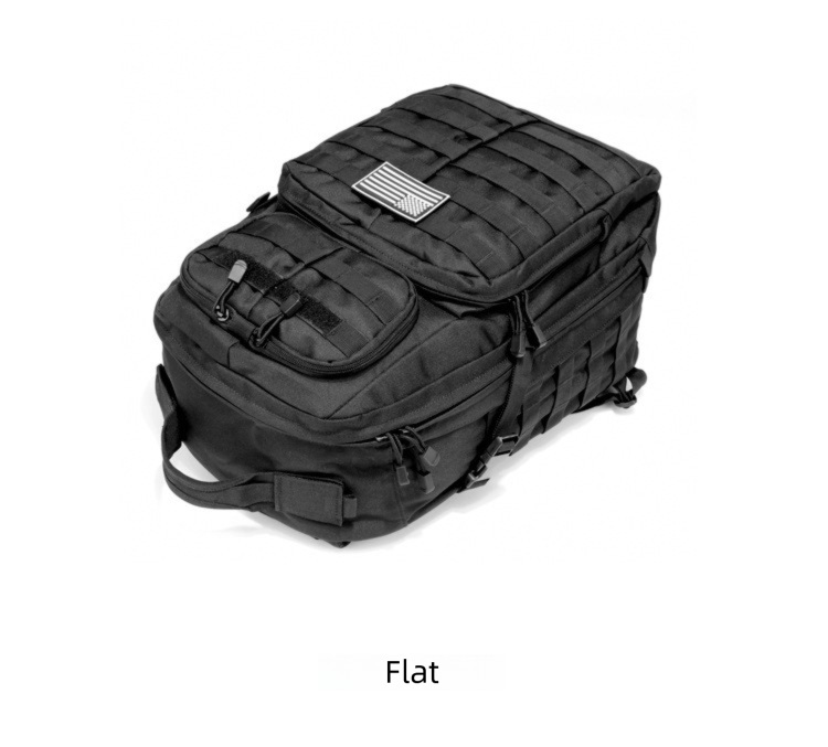 Outdoor Sports Doppelter multifunktionaler Polyester-Bergsteiger-Militär-Camouflage-Taktikrucksack_voghion.com